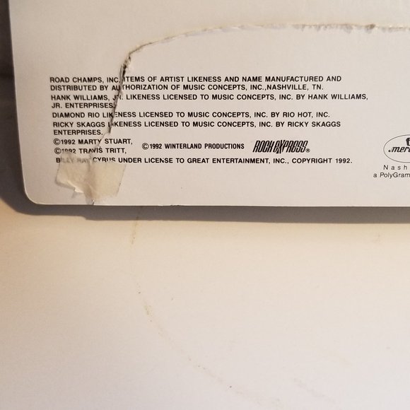 SIGNED Road Champs Country Tour Bus, Billy Ray Cyrus Vintage 1992 Die Cast Bus - Picture 6 of 6